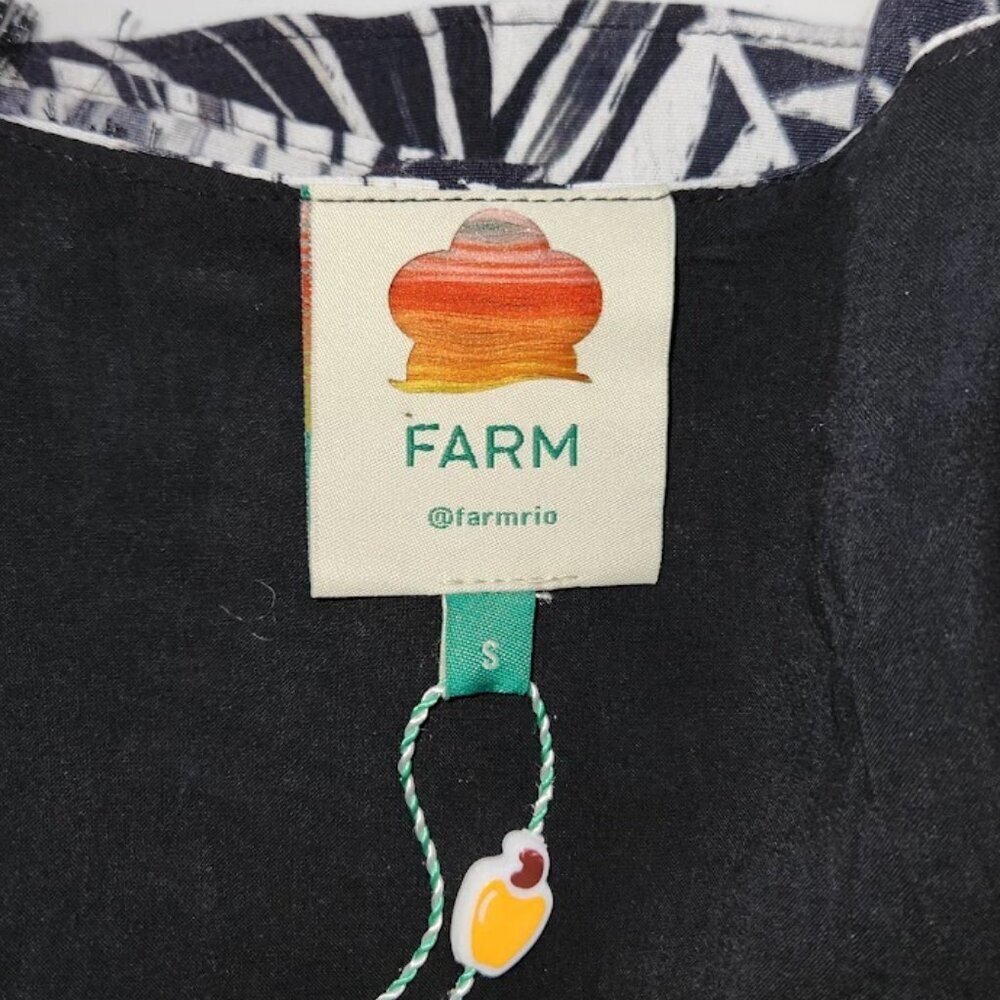 Farm Rio Wrap Dress "Onca de Bolinha" Size Small - Picture 9 of 9